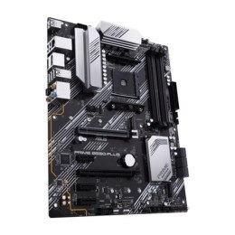 Asus PRIME B550-PLUS Rodzina procesorów AMD, Gniazdo procesora AM4, DDR4 DIMM, Gniazda pamięci 4, Obsługiwane interfejsy dysków
