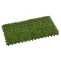  Sztuczna trawa w płytkach 22 szt. zielona 30x30 cm