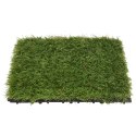  Sztuczna trawa w płytkach 22 szt. zielona 30x30 cm