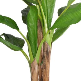  Sztuczne drzewko bananowe z doniczką 175 cm zielone
