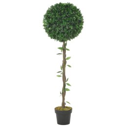  Sztuczne drzewko laurowe z doniczką zielony 130 cm