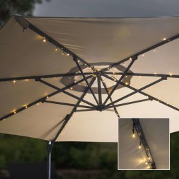  Sznur lampek solarnych LED pod parasol ogrodowy 130 cm