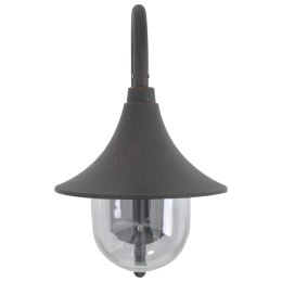  Wyjątkowa lampa zewnętrzna 42 cm piękna aluminiowa kolor brązu