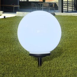  Zewnętrzna lampa solarna LED kula 40 cm 1 szt. z bolcem