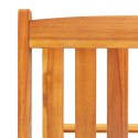  Leżaki z poduszkami i stolikiem 2 szt. lite drewno akacjowe