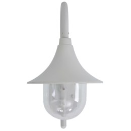  Ścienna lampa ogrodowa 42 cm E27 aluminiowa biała