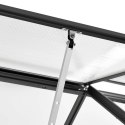  Szklarnia z ramą podstawy antracytowa aluminiowa 475 m²