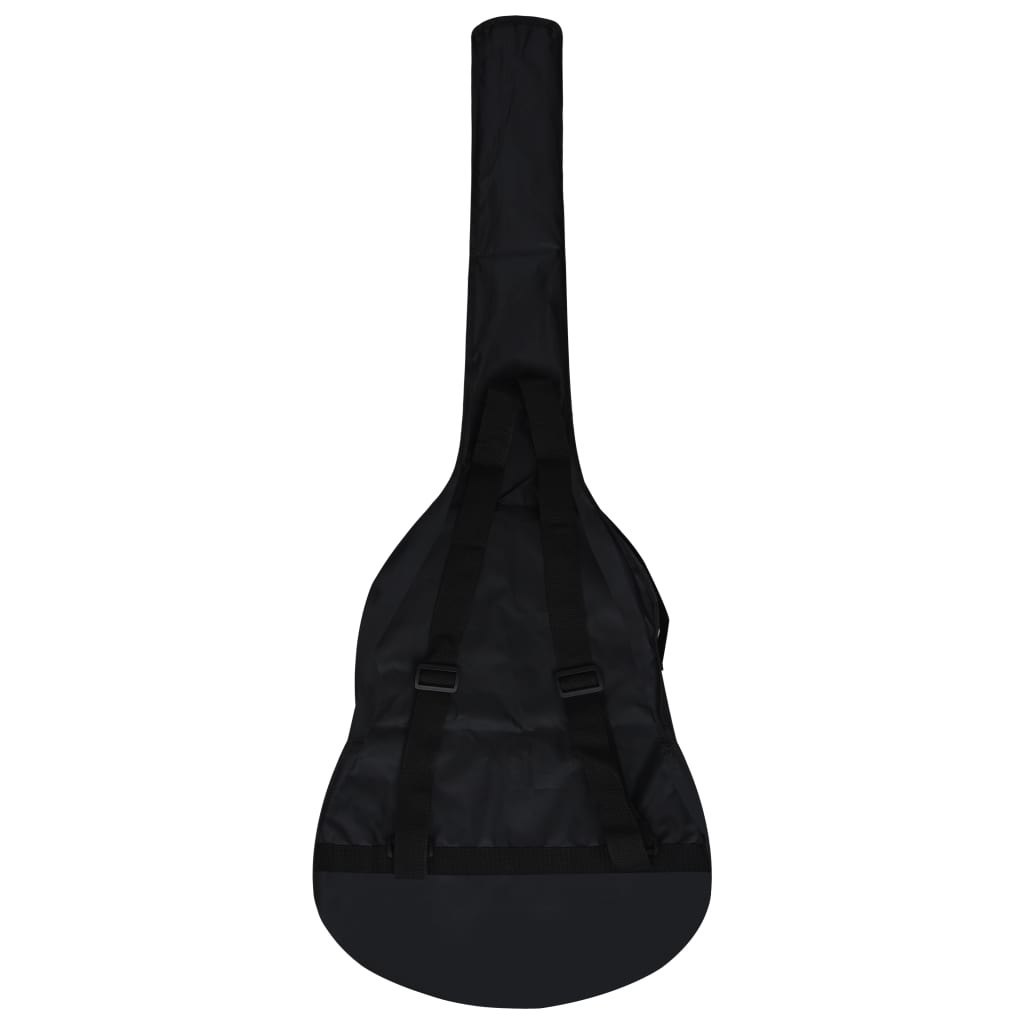  Pokrowiec na gitarę klasyczną 3/4 czarny 995x365cm tkanina
