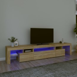  Szafka pod TV z oświetleniem LED dąb sonoma 215x365x40 cm