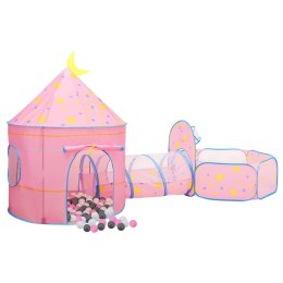  Namiot do zabawy z 250 piłeczkami różowy 301x120x128 cm