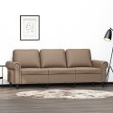  3-osobowa sofa cappuccino 180 cm sztuczna skóra