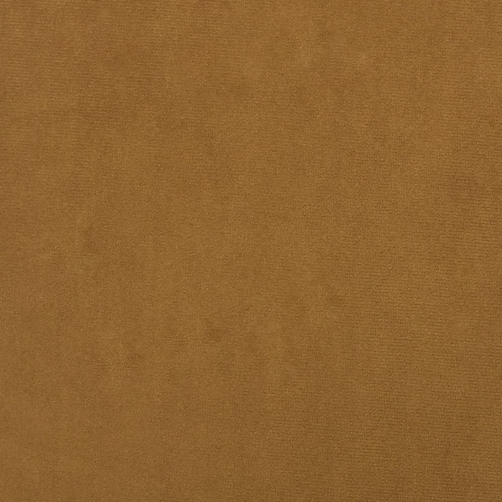  Fotel brązowy 60 cm obity aksamitem