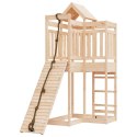  Domek ze ścianką wspinaczkową dla dzieci lite drewno sosnowe