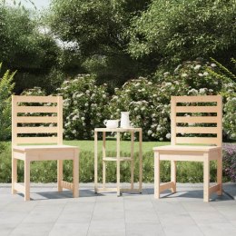 Krzesła ogrodowe 2 szt. 405x48x915 cm lite drewno sosnowe