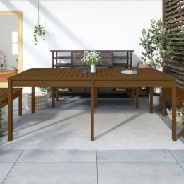  Stół ogrodowy miodowy brąz 2035x100x76 cm drewno sosnowe