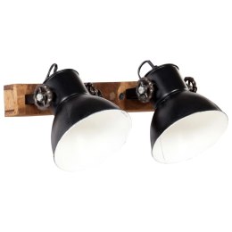  Industrialna lampa ścienna czarna 45x25 cm E27