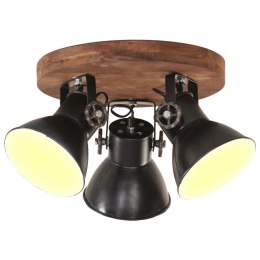  Industrialna lampa sufitowa 25 W czarna 42x27 cm E27