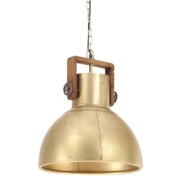 Industrialna lampa wisząca 25 W mosiężna okrągła 40 cm E27