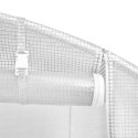 Szklarnia ze stalową ramą, biała, 120 m², 24x5x2,3 m