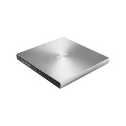 Asus ZenDrive U9M Interfejs USB 2.0, DVD±RW, prędkość odczytu CD 24 x, prędkość zapisu CD 24 x, srebrny