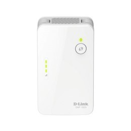 D-Link AC1300 Wi-Fi Range Extender DAP-1620 802.11ac, 400+867 Mbit/s, 10/100/1000 Mbit/s, porty Ethernet LAN (RJ-45) 1, MU-MiMO