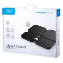 Deepcool Multicore x6 Chłodzenie notebooka do 15,6" 900g g, 380X295X24mm mm, Czarny