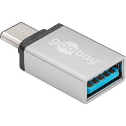 Goobay Adapter USB-C do USB A 3.0 56620 USB typ-C, USB 3.0 żeński (typ A), srebrny