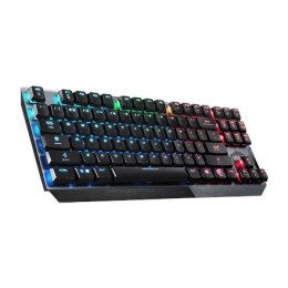 MSI VIGOR GK50 LOW PROFILE TKL Gaming keyboard, USB, oświetlenie LED RGB, US, Wired, Black
