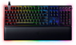 Razer Huntsman V2 Optyczna klawiatura do gier RGB LED light, US, przewodowa, liniowy czerwony przełącznik, klawiatura numeryczna