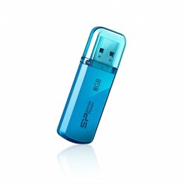 Silicon Power Helios 101 8 GB, USB 2.0, niebieski