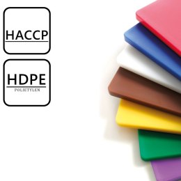 Deska kuchenna do krojenia HACCP HDPE dla alergików 60x40cm fioletowa - Hendi 825662