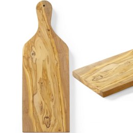 Deska do serwowania z drewna oliwnego z uchwytem 400 x 140 x 18 mm - Hendi 505250