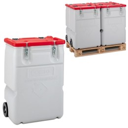 Pojemnik na odpady niebezpieczne MOBIL BOX 170L - czerwony