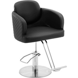 Fotel fryzjerski barberski kosmetyczny z podnóżkiem Physa WINSFORD - czarny