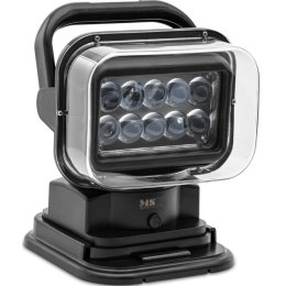 Reflektor lampa LED szperacz z magnetyczną podstawą i pilotem na samochód łódź 9-32 V 50 W