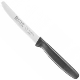 Super ostry nożyk kuchenny uniwersalny ząbkowane ostrze 22cm - czarny