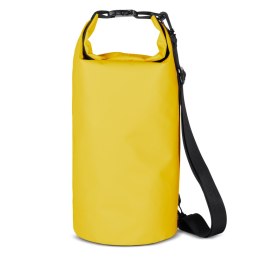 Worek plecak torba Outdoor PVC turystyczna wodoodporna 10L - żółta