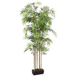  Sztuczny bambus, 730 liści, 120 cm, zielony