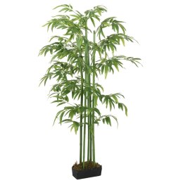  Sztuczny bambus, 384 liście, 120 cm, zielony
