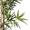  Sztuczny bambus, 552 liście, 120 cm, zielony
