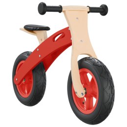  Rowerek biegowy dla dzieci, opony pneumatyczne, czerwony