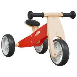  Rowerek biegowy dla dzieci, 2-w-1, czerwony