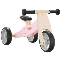  Rowerek biegowy dla dzieci, 2-w-1, różowy