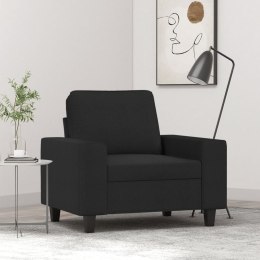  Fotel, czarny, 60 cm, obity tkaniną