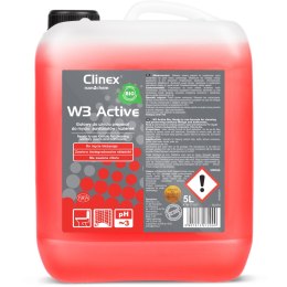 Środek płyn do mycia sanitariatów i łazienek na bazie kwasu cytrynowego CLINEX W3 Active BIO 5L