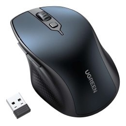 Ergonomiczna bezprzewodowa mysz myszka do komputera MU101 Bluetooth 2.4 GHz niebieska