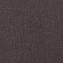 VidaXL Sofa 3-osobowa, ciemnobrązowa, tapicerowana tkaniną
