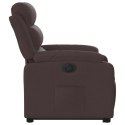 VidaXL Podnoszony fotel masujący, elektryczny, rozkładany, brązowy