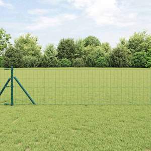Euro Fence Ground Fix 10 x 0,4 m Stal pokryta PVC zielony