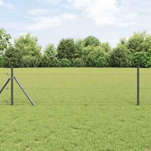 Sześcioramienna podstawa ogrodzenia 10 x 0,4 m Stal pokryta PVC